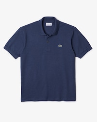 Polo jaspeado de corte cl&aacute;sico L.12.12 para hombre