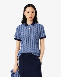Women's Slim Fit Monogram Polo