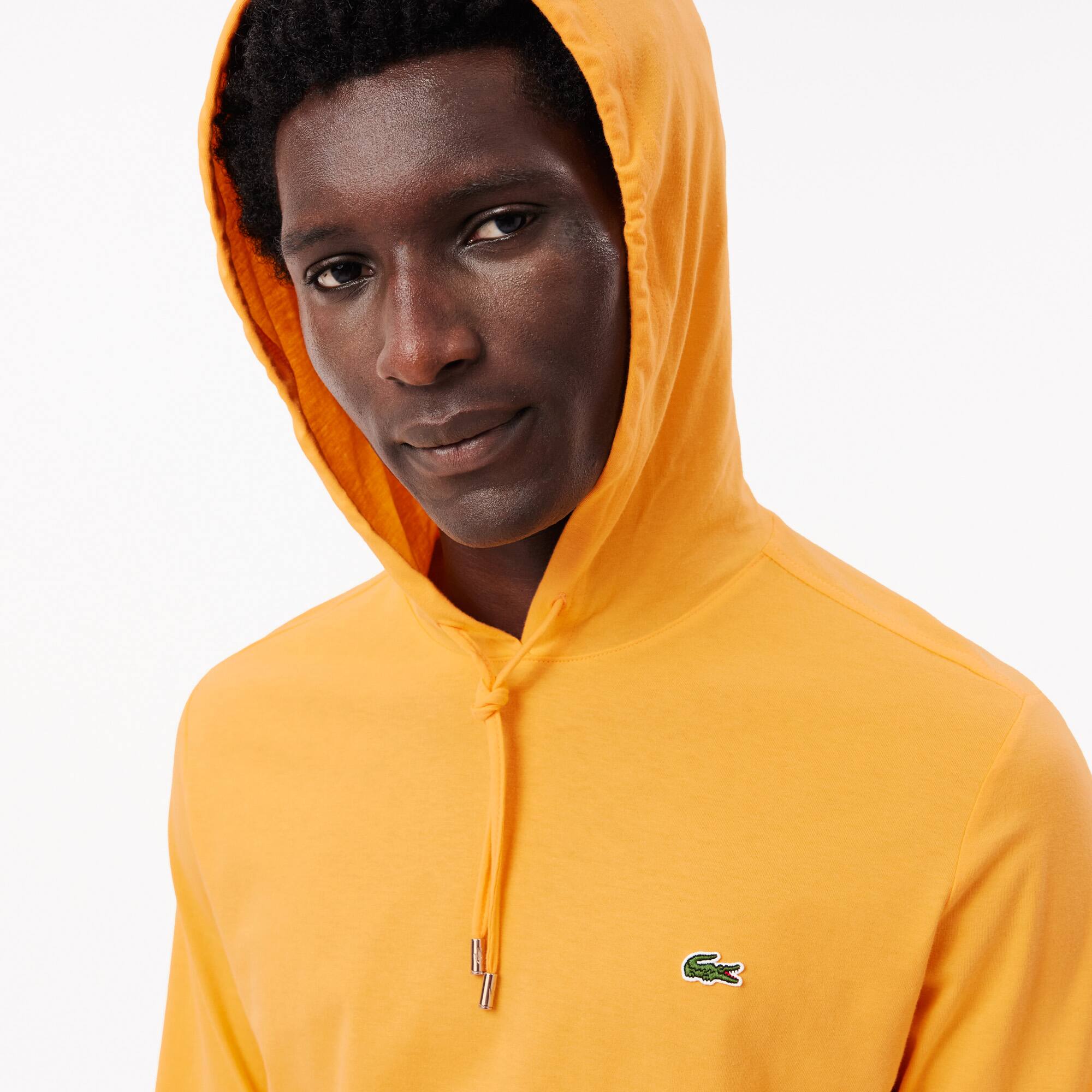 Men's Long Sleeve Hooded T-Shirt - T-shirts - New In 2026 | Lacoste