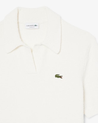 Classic Fit Boucl&eacute; Knit Polo Shirt
