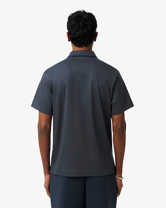 Men's Paris Classic Fit Open Neck Embroidered Polo