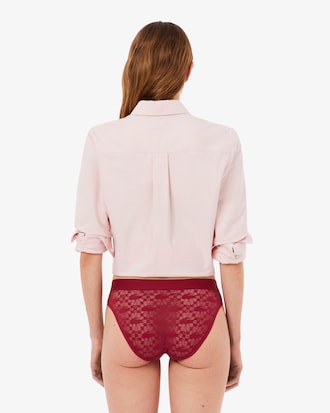 Logo Waist Mesh Briefs