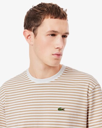 Men's Striped Heavy Cotton T-Shirt