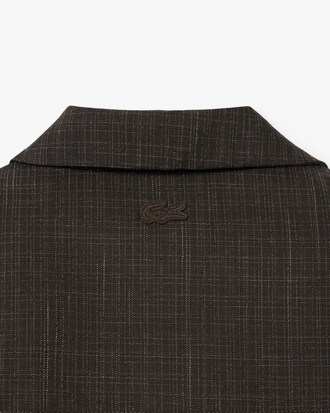 Runway Printed Wool Overshirt