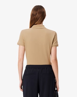 Women's L.12.D Slim Fit Stretch Mini Piqué Polo