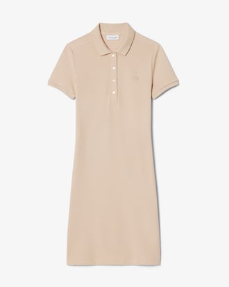 Women's Slim Fit Stretch Mini Piqu&eacute; Polo Dress