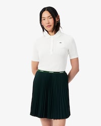 Slim Fit Pointelle Knit Polo Shirt