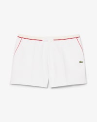 Regular Fit Contrast Trim Double Face Shorts