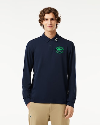 Men's Long Sleeve Anti-UV Golf Polo