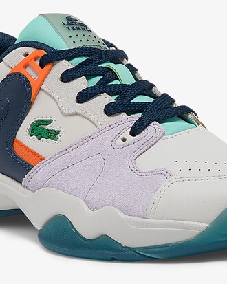 Women's T-Point Suede and Leather Sneakers