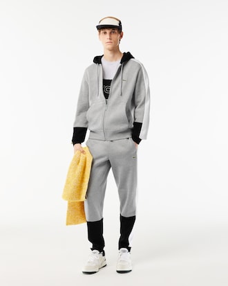 Men's Zip-Up Colorblock Hoodie