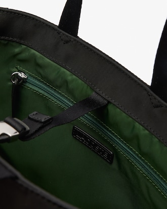 Active Nylon Vertical Pocket Tote Bag