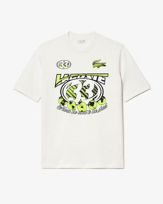 Men&rsquo;s Loose Fit Cotton Jersey Print T-Shirt