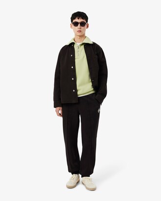 Loose Fit Zipped Neck Piqu&eacute; Sweatshirt