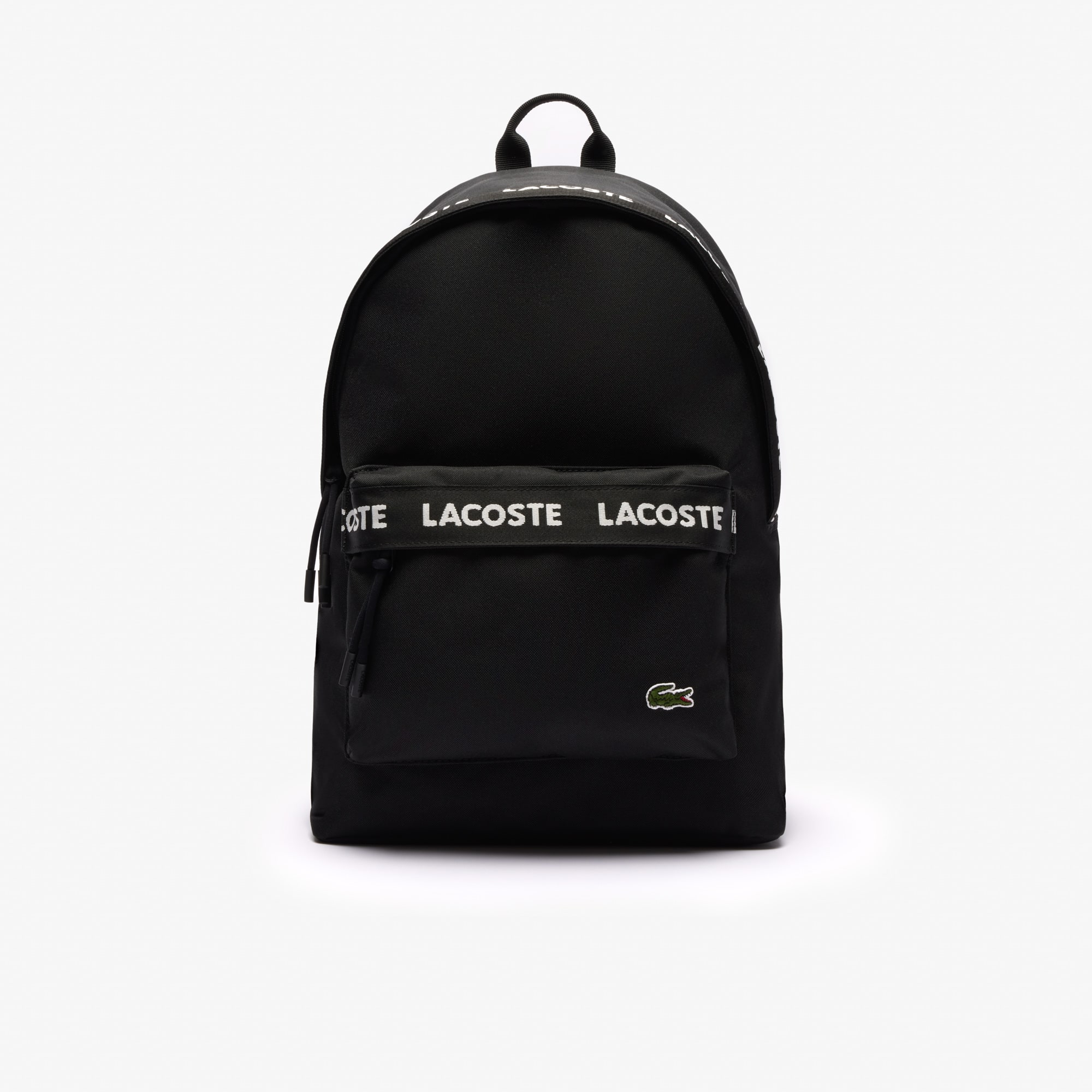 Lacoste Unisex Neocroc Logo Backpack - One Size In Black