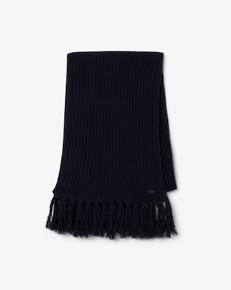 Women's Fringed Wool Scarf