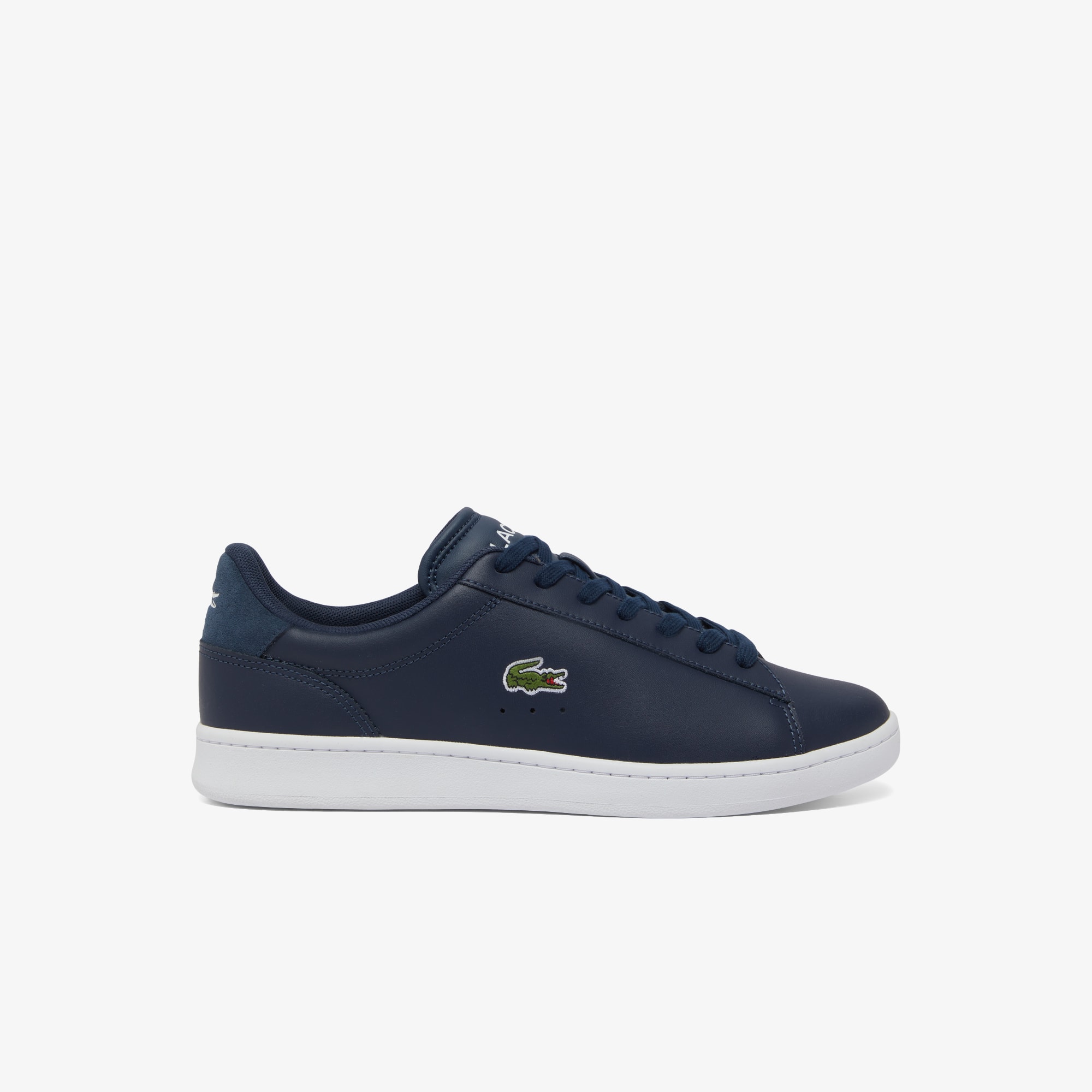 Lacoste Carnaby Pro Leather Sneakers In Blue