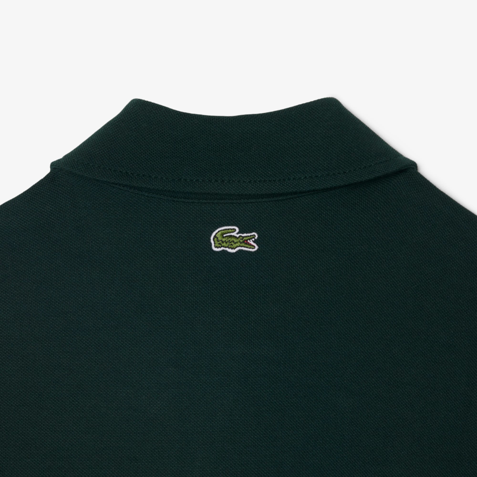 Tennis Badge Accent Polo Collar Piqué Dress