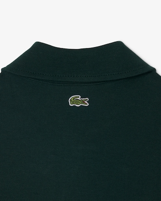 Tennis Badge Accent Polo Collar Piqu&eacute; Dress