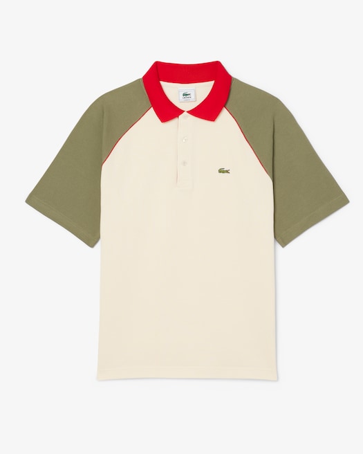 Beige / Vert Kaki / Rouge
