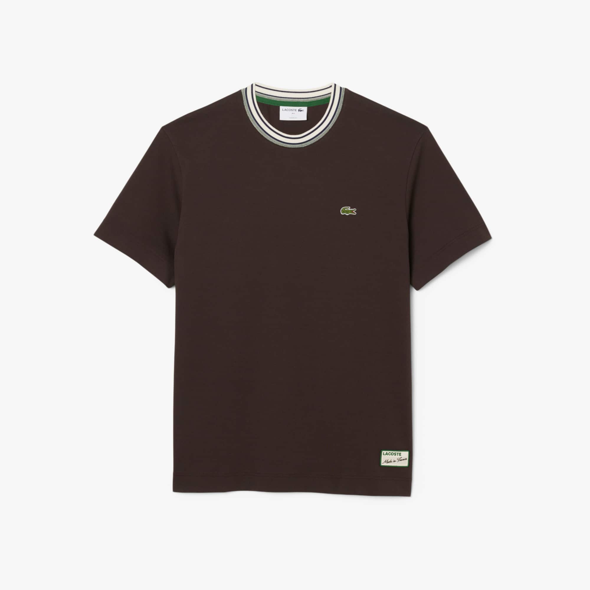 Men's Made France Stripe Neck T-Shirt