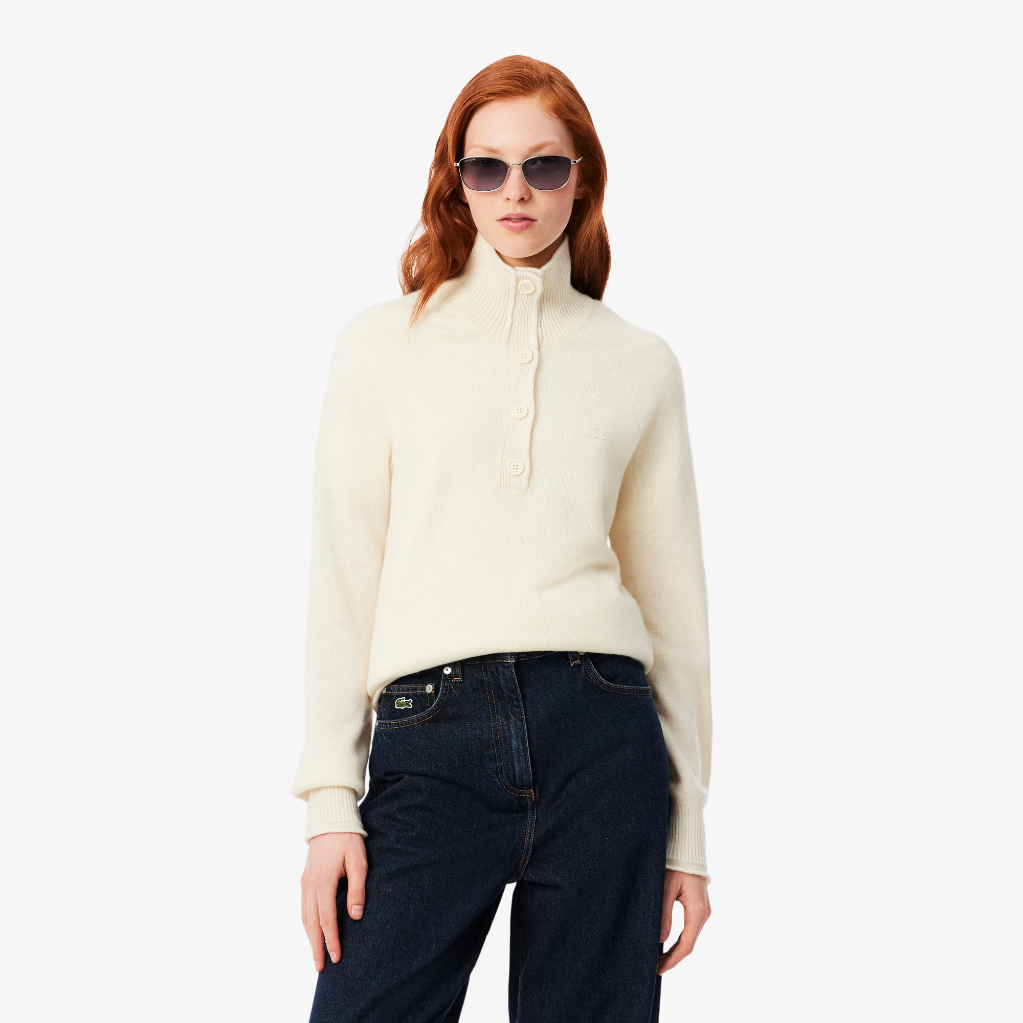 Women's Wool High-Neck Sweater