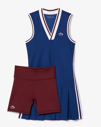 Women's Piqué Tennis Dress with Removable Liner