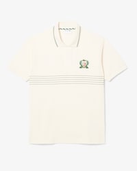 Polo con escudo bordado L.12.12 de corte cl&aacute;sico para hombre