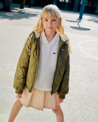 Unisex Quilted Hooded Parka