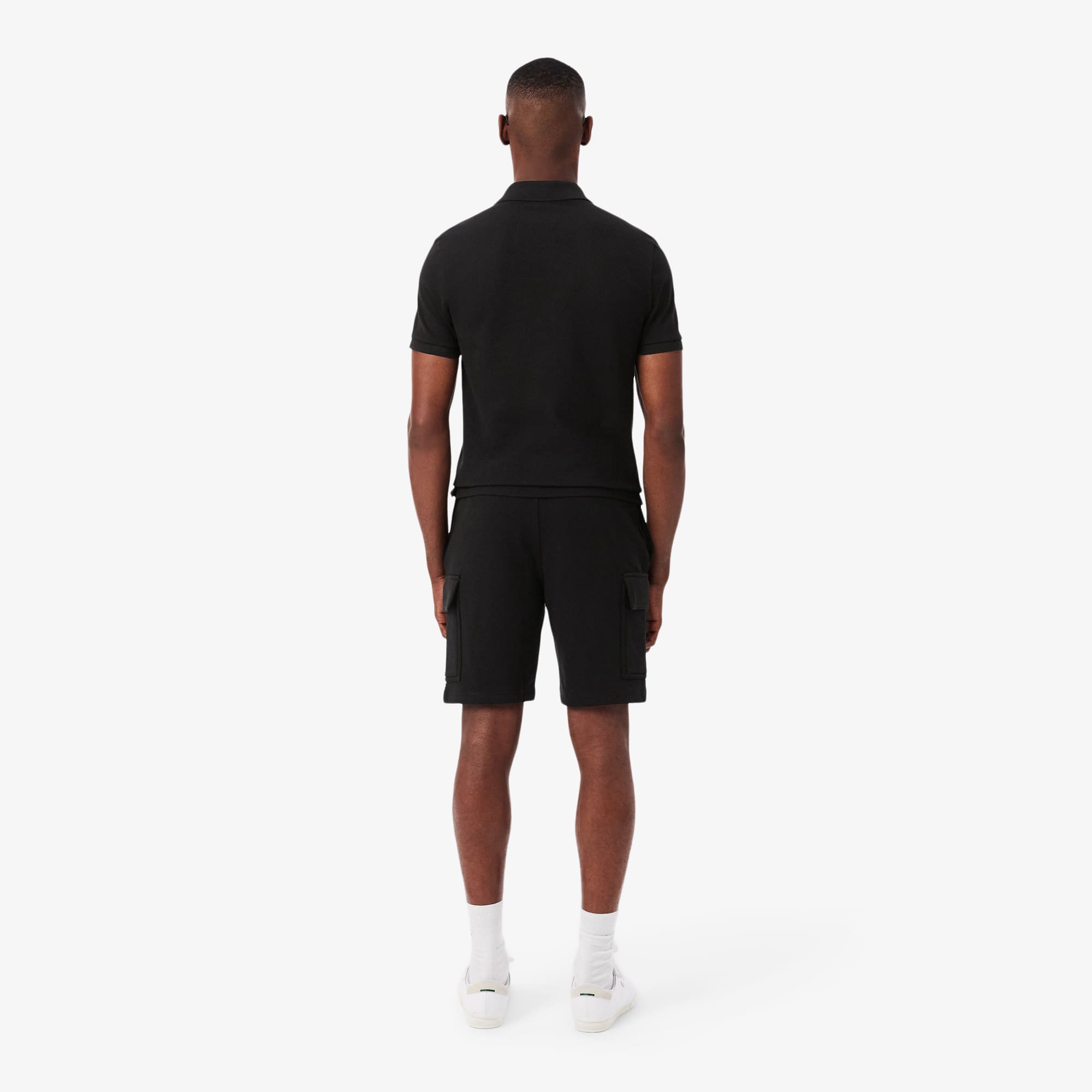 Men's Cotton Fleece Cargo Shorts