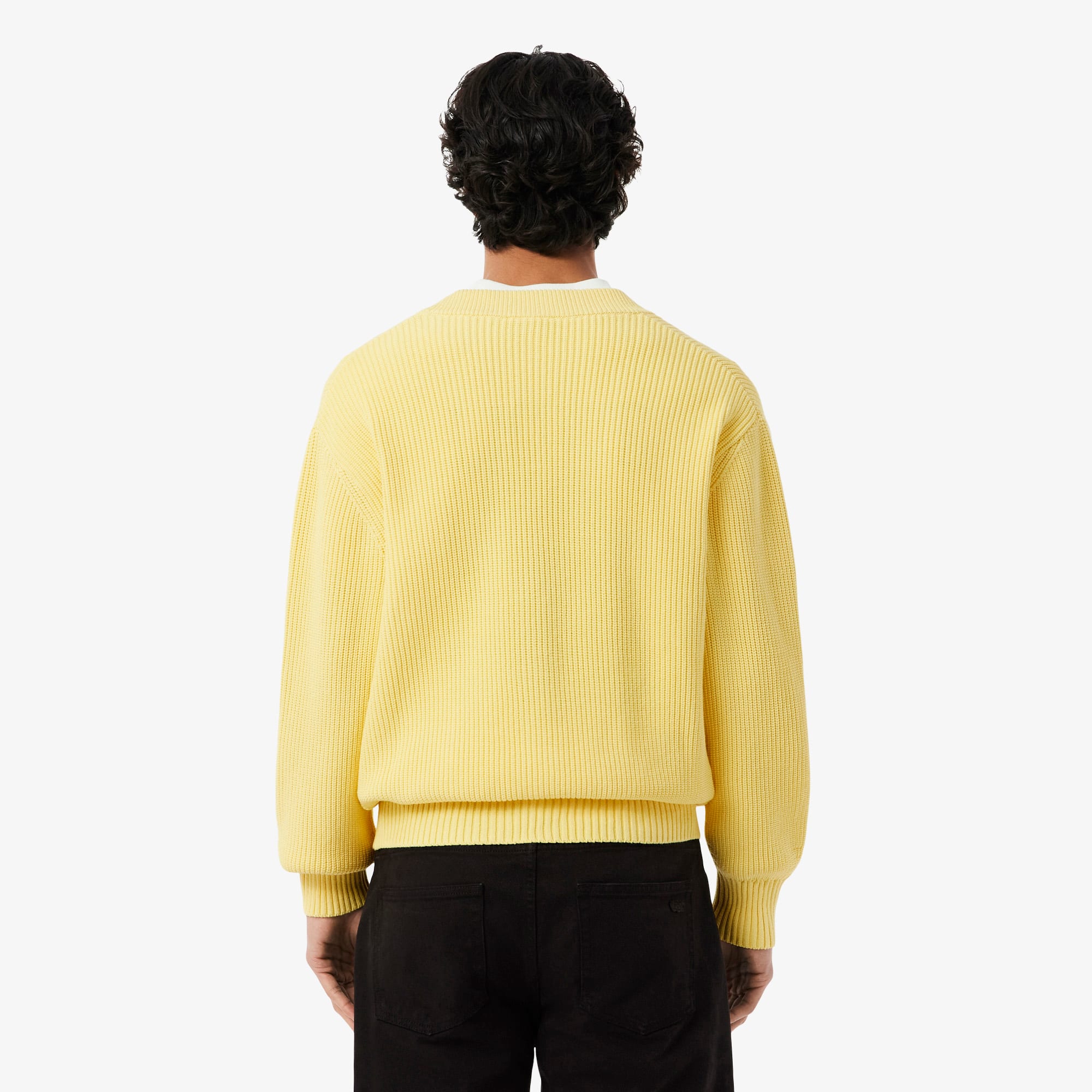 Relaxed Fit Ribbed Cotton Cardigan - Sweaters & Sweatshirts - New