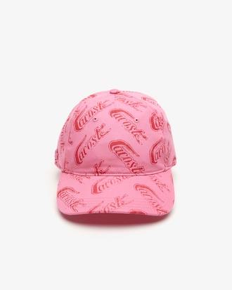Gorra de estampado vintage de algod&oacute;n org&aacute;nico unisex Lacoste