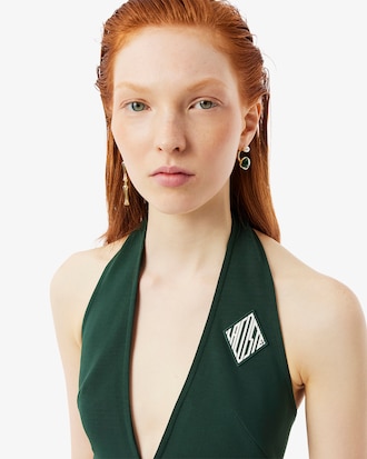 Women's Runway Pleated Jersey Dress