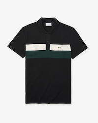 Men's Regular Fit Colorblock Petit Piqué Polo