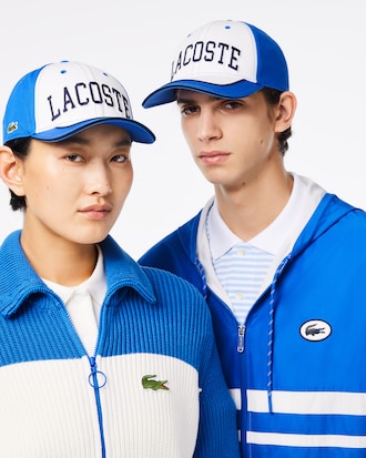 Casquette de baseball unisexe avec broderie Lacoste 3D