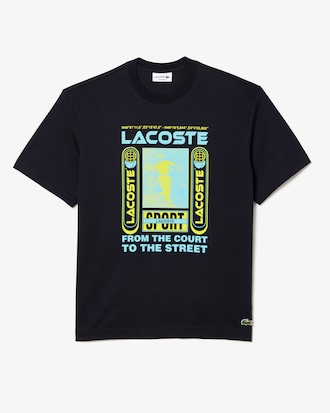Men's Relaxed Fit René Lacoste Print T-Shirt