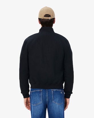 Men's Water-Repellent Twill Harrington Jacket