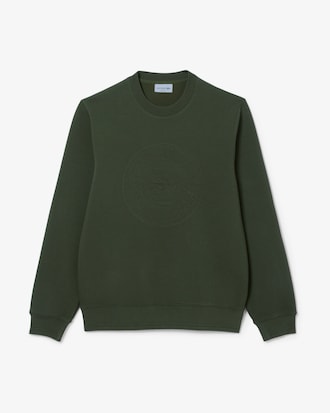 Men's Embossed Logo Piqué Sweatshirt
