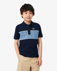 Contrast Band Petit Piqu&eacute; Polo Shirt