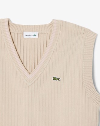 Girls' Sleeveless V-Neck Sweater