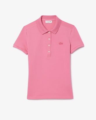 Women's L.12.D Slim Fit Stretch Mini Piqu&eacute; Polo