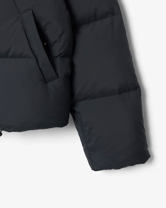 Water-Repellent Hooded Down Jacket
