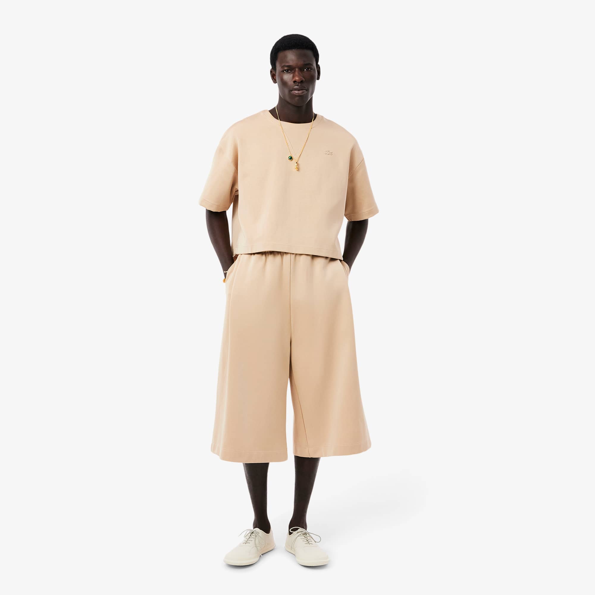 Men's Runway Oversized Satin Shorts - Shorts - New In 2026 | Lacoste