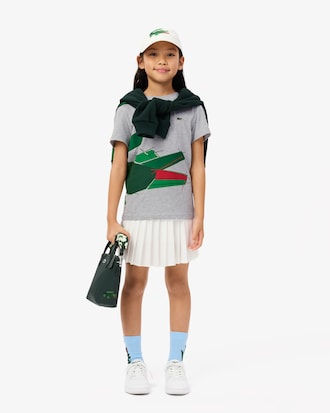 Kids' Crocodile Graphic Cotton T-Shirt