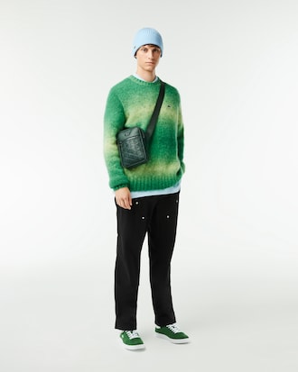 Men's Ombré Effect Alpaca Wool Sweater