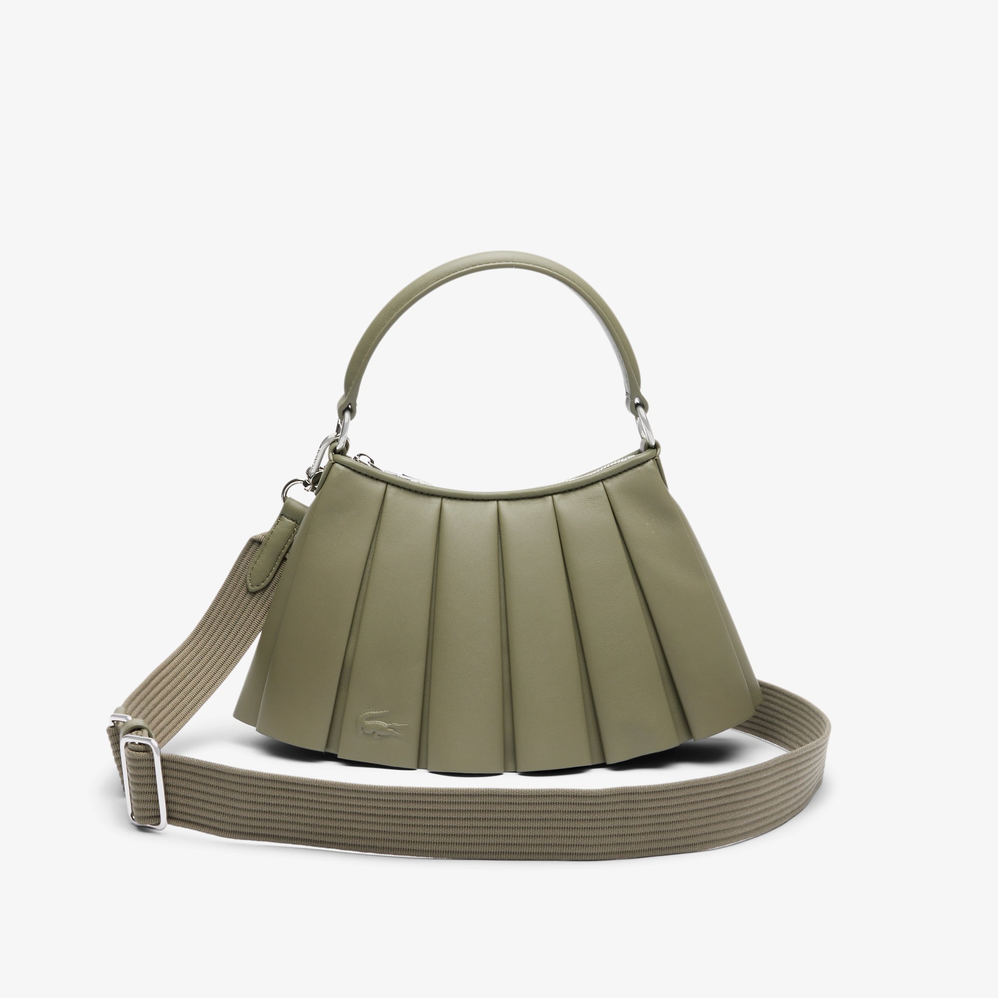 Lacoste Women's Small Lenglen Leather Bag - One Size In Green