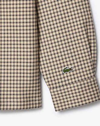 Sobrecamisa Regular Fit De Algodón A Cuadros