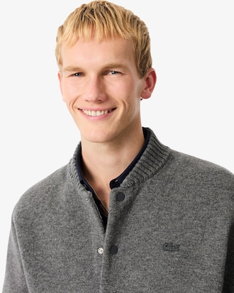 Men's Merino Wool Jersey Bomber Jacket
