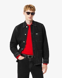 Veste surchemise &eacute;paisse denim de coton