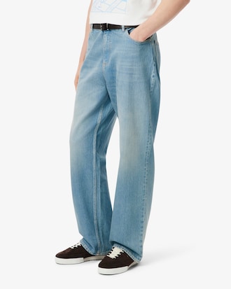 Men's Loose Fit 5-Pocket Denim Jeans
